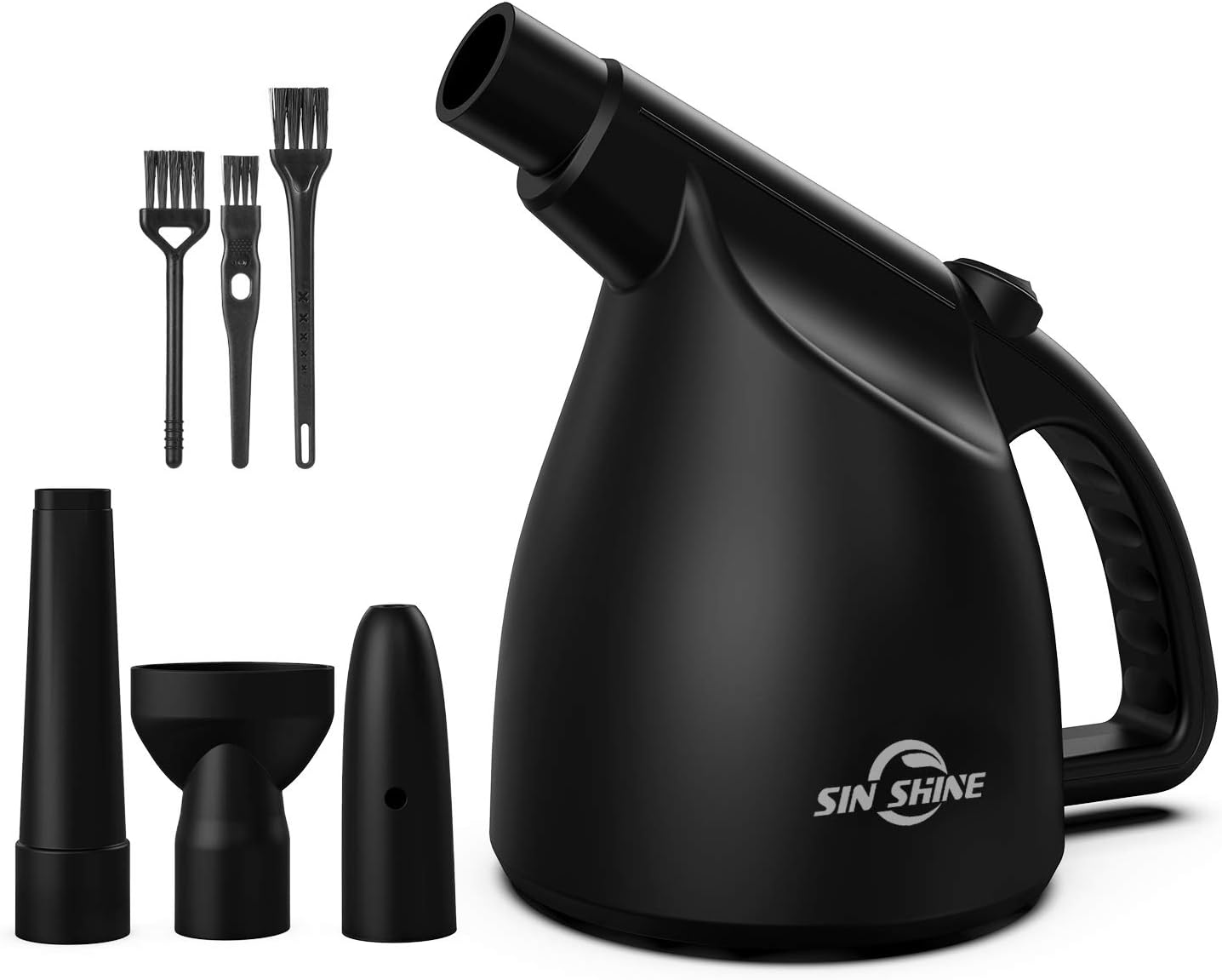 SIN SHINE - Compressed Air 3.0- Multi-Use Electric Air Duster for Cleaning Dust, Hairs, Crumbs, Scraps for Laptop, Computer, Replaces Compressed Air Cans (AD01-Black) Pack of 2