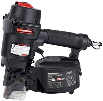 AeroPro MCN55 15-Degree Pneumatic Coil Nailer - 1-inch to 2-1/4-Inch for Siding, Fiber Cement, Fencing, Cedar Shake and Soffit Applications