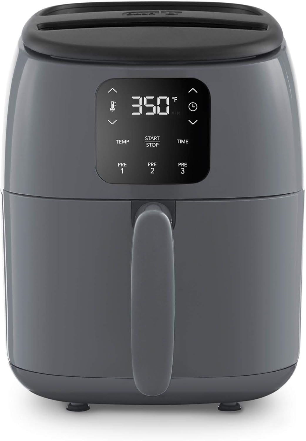 Dash Tasti-Crisp Digital Air Fryer with AirCrisp® Technology, Custom Presets, Temperature Control, and Auto Shut Off Feature, 2.6 Quart - Aqua Pack of 2