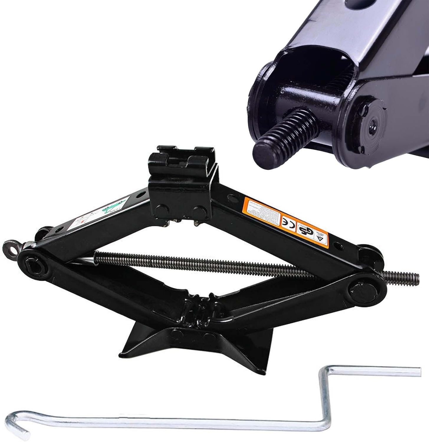 Autobaba Spare Tire Tool Kit Tire Changing Repair Kit and 2T Scissor Jack with Speed Handle for 2002-2015 Dodge Ram 1500 Pack of 2