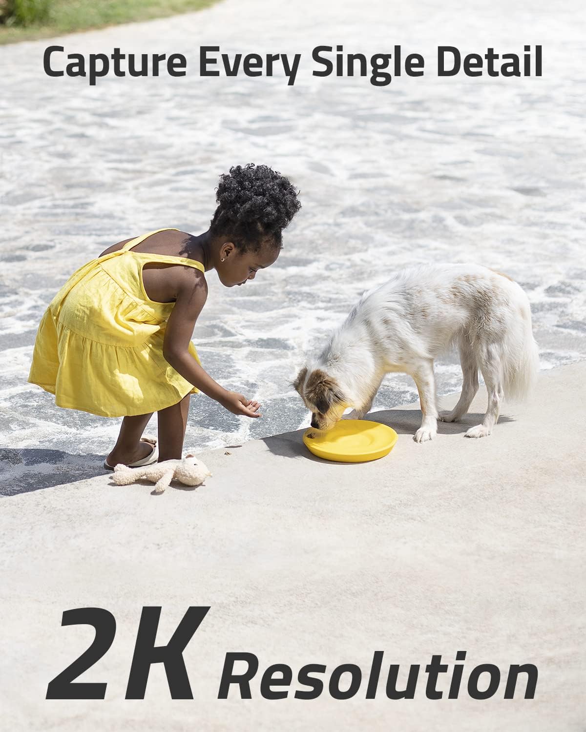 eufy Security Floodlight Cam 2 Pro, 360-Degree Pan and Tilt Coverage, 2K Full HD, Smart Lighting, Weatherproof, On-Device AI Subject Lock and Tracking, No Monthly Fee