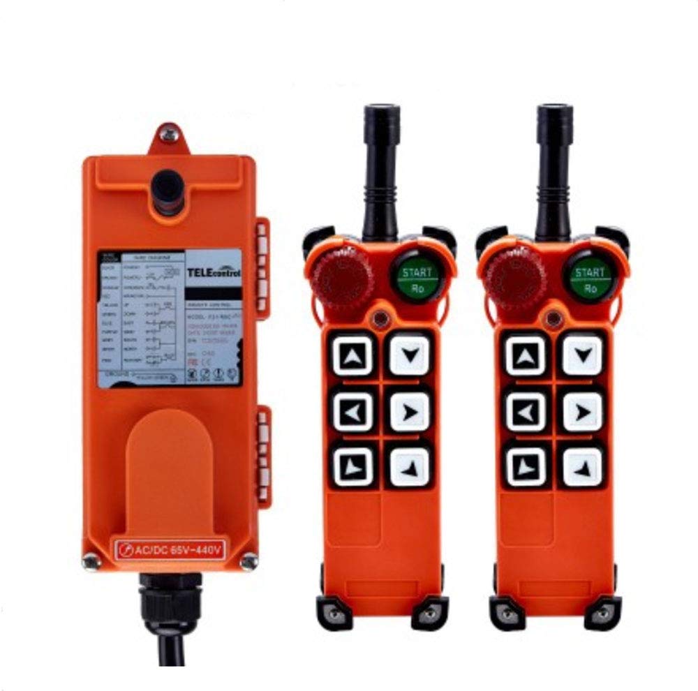 Hoist Crane Wireless Remote Control Double Transmitters Industrial Channel F21-E1 Transmitter (2 Transmitter + 1 Receiver)