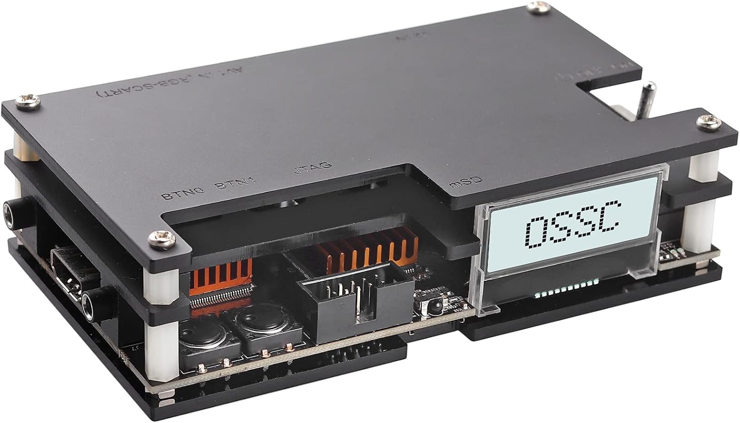 LiNKFOR OSSC Open Source Scan Converter v1.6 with SCART, Component and VGA to HDMI for Retro Gaming. Line Multiplier upscaler Perfect for Zero lag RGB Retro Gaming Game Console