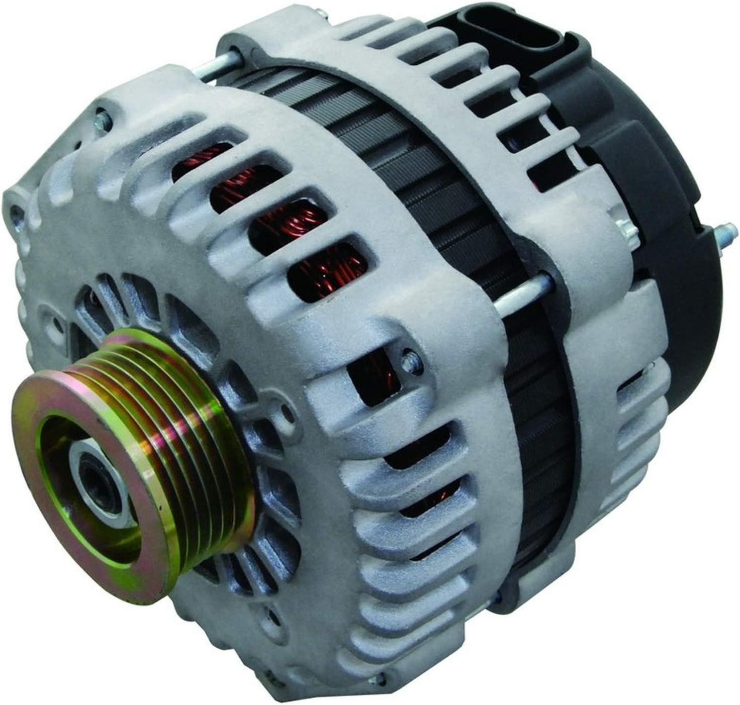 New Alternator High Output 255 AMP Replacement For Chevy Chevrolet C Silverado Truck Van Isuzu Hummer Saab 6.0L 6.6L 8.1L 99-15 10464405 10464443 10464453 10464456 10464476 15263859 19151921 19244751