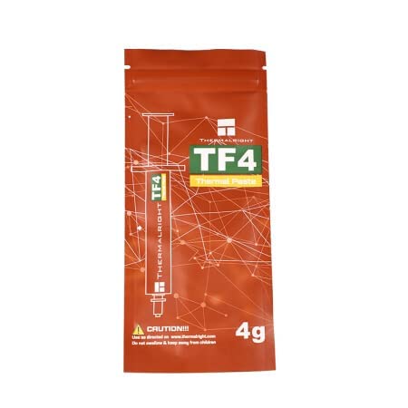 Tf4 (4G) Thermal Conductive Silicone Grease (CPU Cooling Paste / / Thermal Conductivity 9.5 / Notebook Silicone Grease/Graphics Card Thermal Conductive Paste) Pack of 2