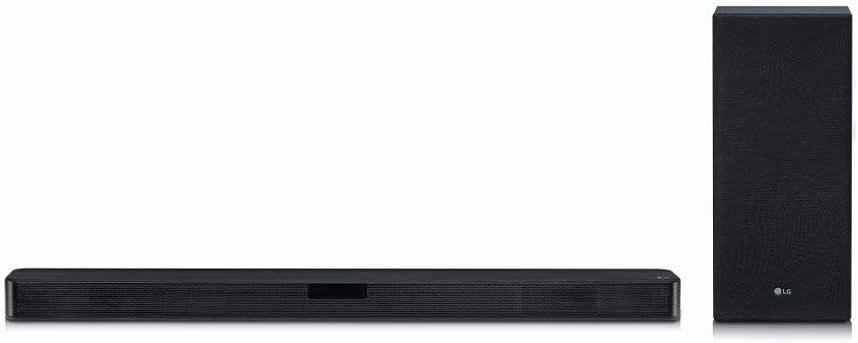 LG SL5Y 2.1 Channel 400W Sound Bar w/ DTS Virtual: X & High-Res Audio - Black (Renewed)