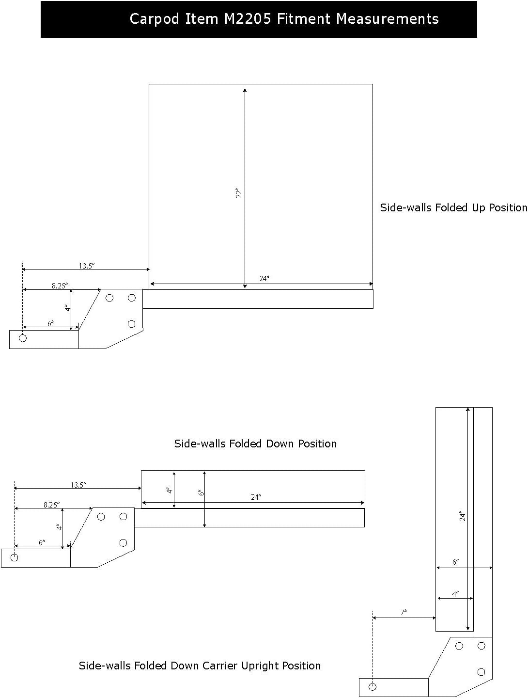 CARPOD Cargo Carrier Basket with 4