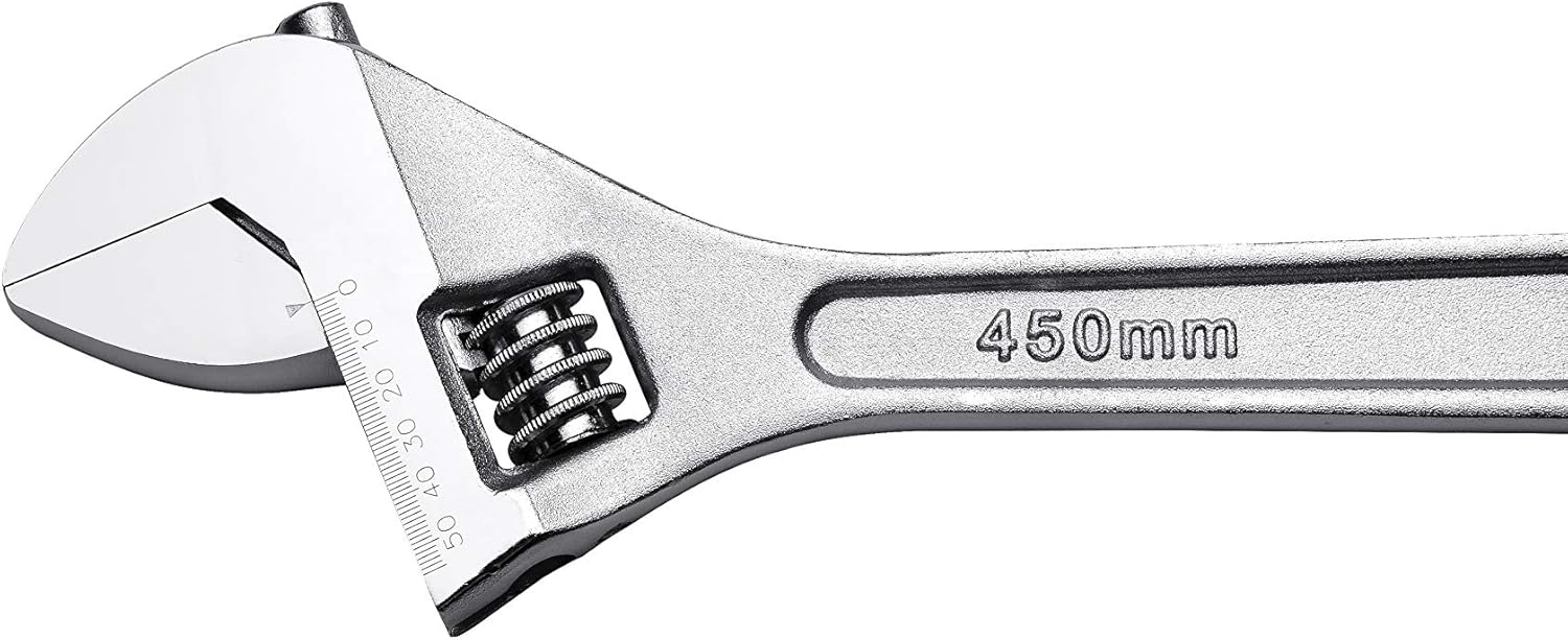 Jetech 18 inch Adjustable Wrench - Professional Shifter Spanner with Wide Caliber Opening Pack of 2