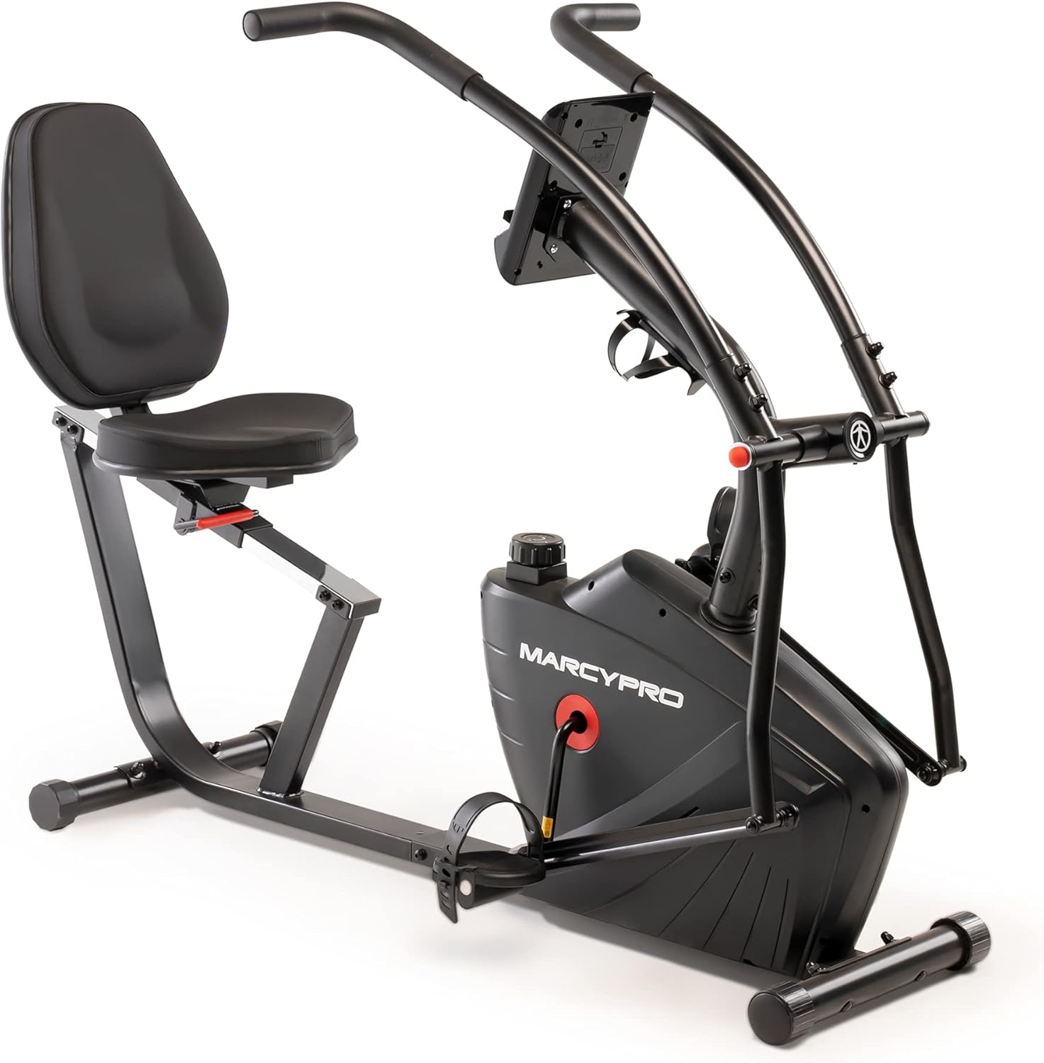 Marcypro Dual Action Cross Training Recumbent Exercise Bike with Arm Exercisers JX-7301