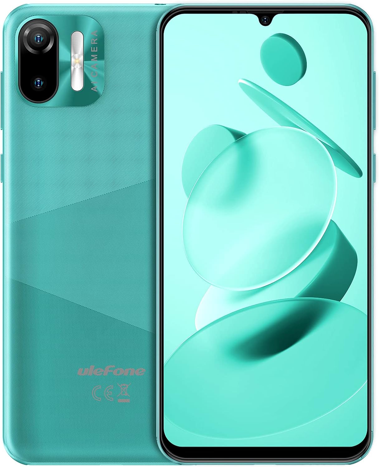 Unlocked Cell Phones, Ulefone Note 6 Android 11 Unlocked Smartphones, Ultra-Slim Lightweight, Triple Card Slots, 6.1