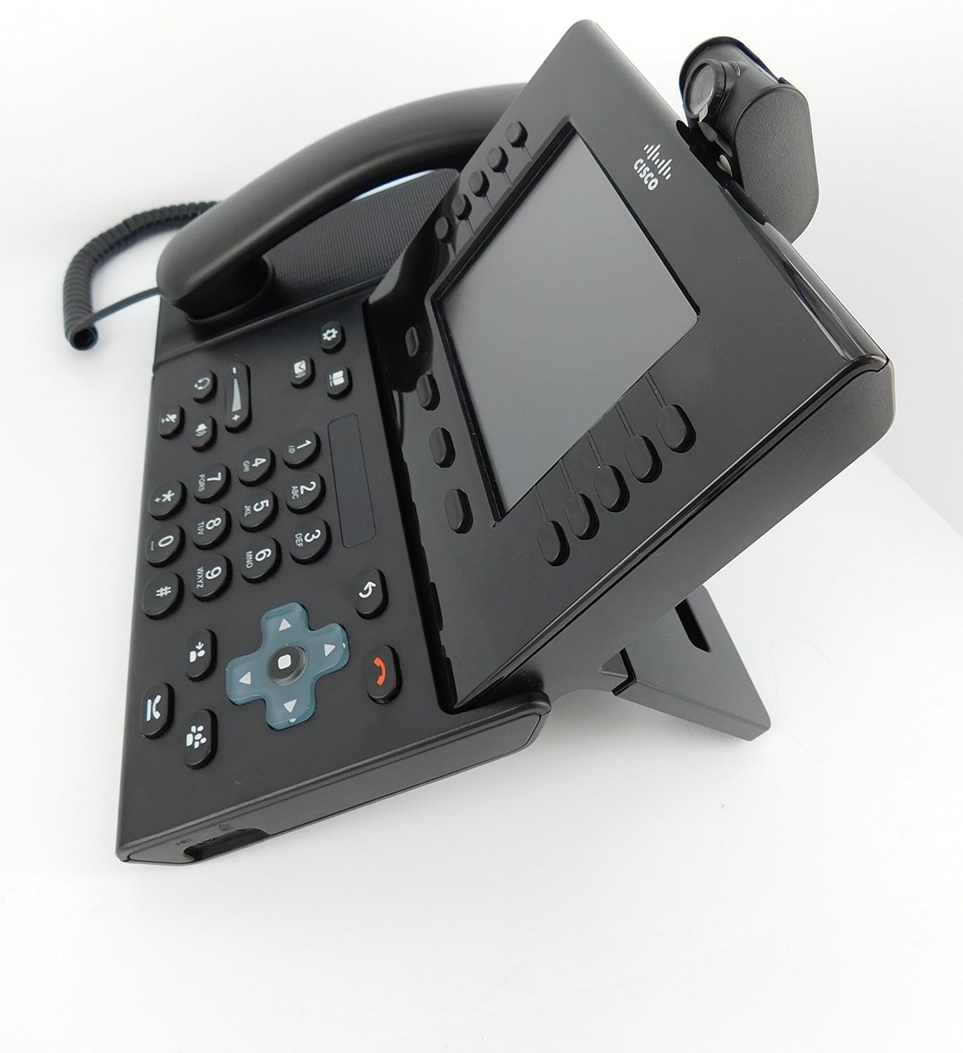 Cisco CP-9951-CL-CAM-K9 Unified IP Endpoint Slimline Handset Phone with Camera Charcoal (Certified Refurbished) (Power Supply Not Included)