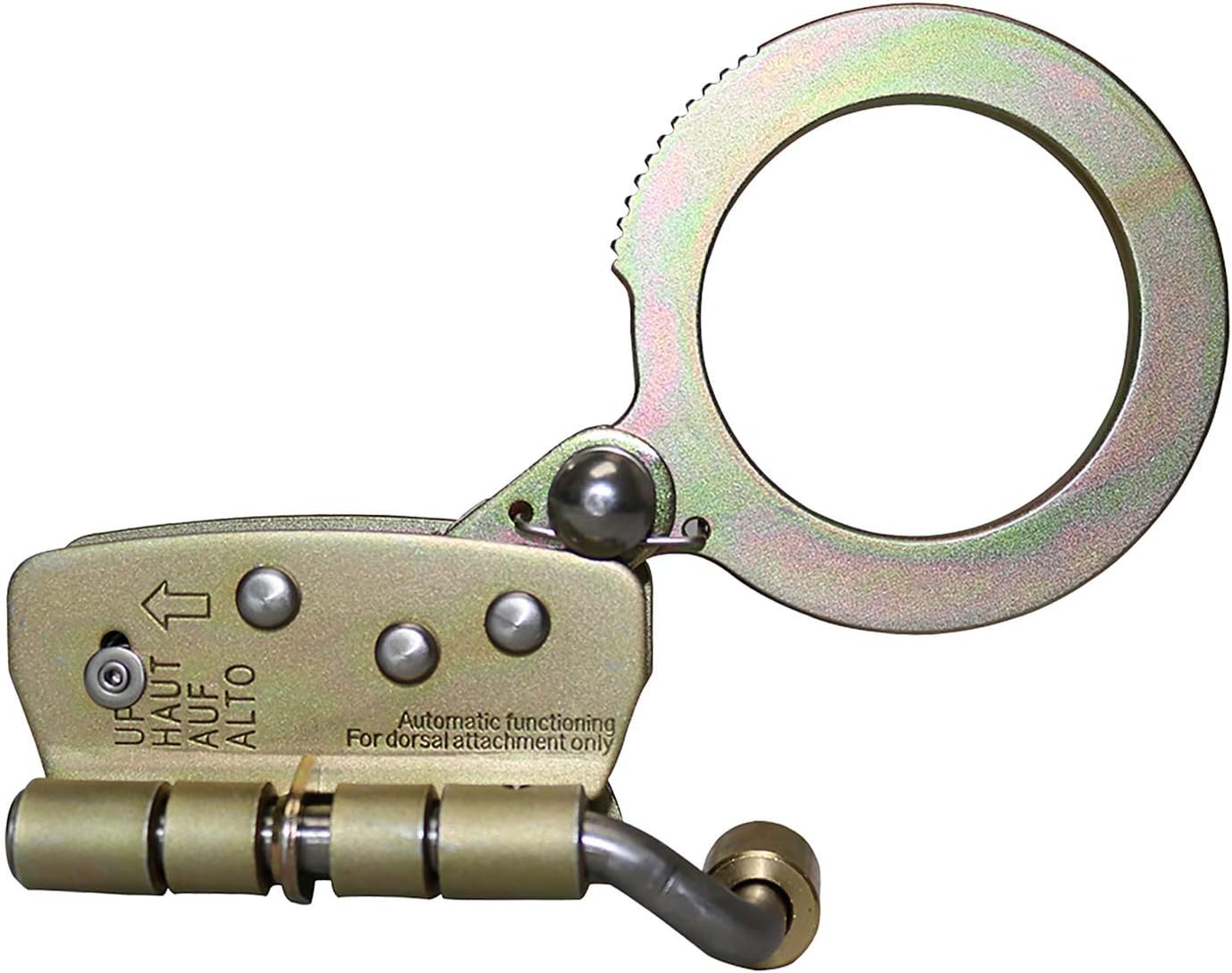 AFP Self-Locking Rope Grab with 2.25 inch Connecting Eye, used with 5/8’’ Lifeline Rope, For Construction, Climbing, Fall-Protection, 310 lb. Capacity (OSHA/ANSI Compliant) Pack of 2