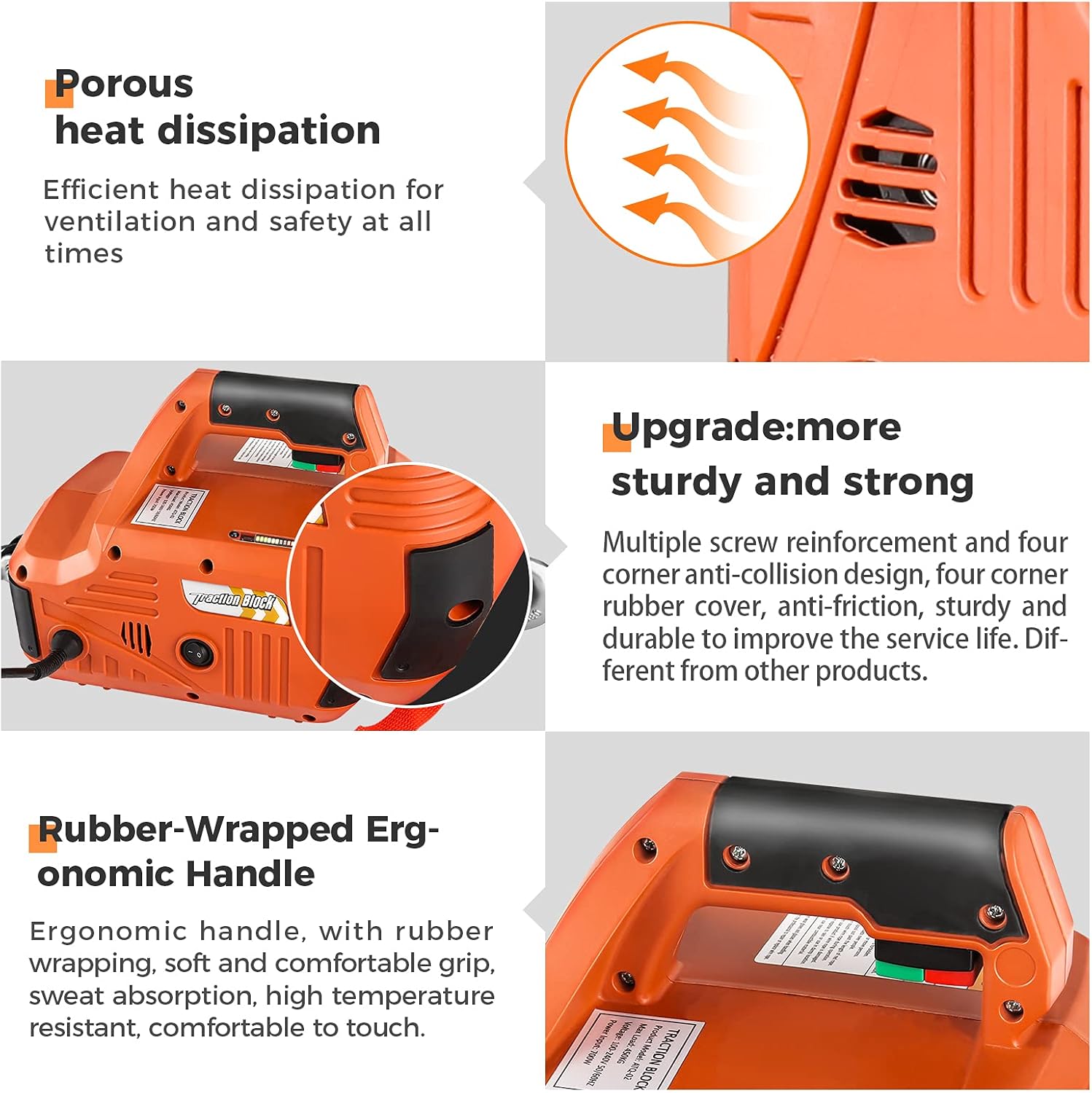 Anbull Portable Electric Winch/Hoist AC 100-240V Corded Electric Winch 15 Foot Aviation Grade Galvanized Steel Wire Aope 1000 Ib Pulling Capacity (Wireless Remote Control)