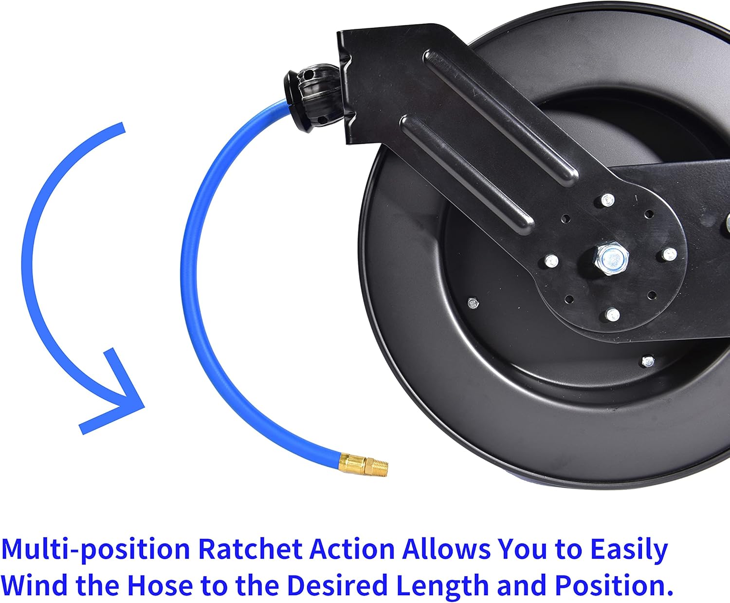 EI040T Retractable Air Hose Reel, 1/2