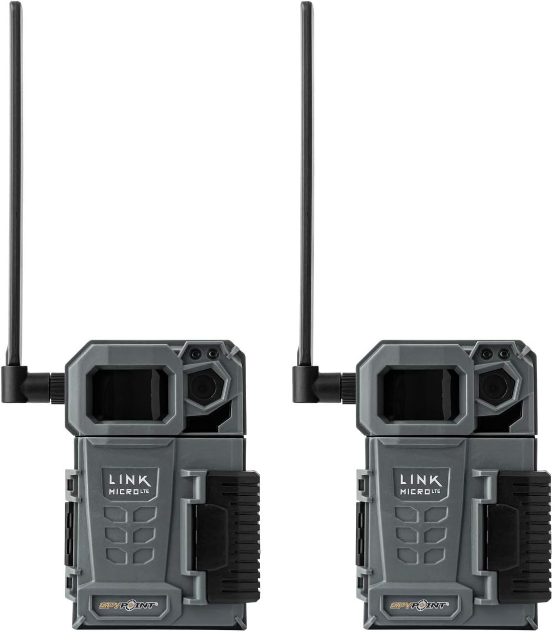 SPYPOINT Link-Micro-LTE Cellular Trail Camera Twin Pack with SD Cards and Spudz Microfiber Cloth Screen Cleaner (Link-Micro-LTE-V)