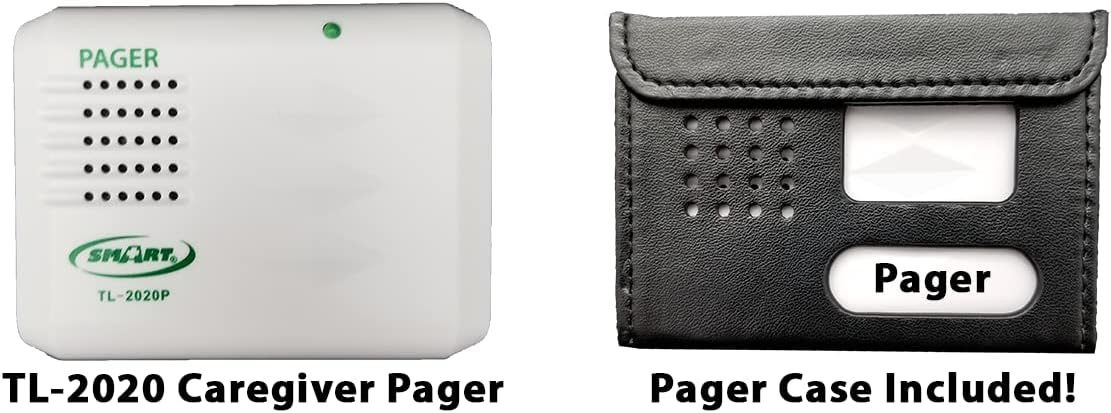 Wireless Economy Quiet Fall Alert with 10in x 30in Bed Pad and Caregiver Pager in Retail Packaging