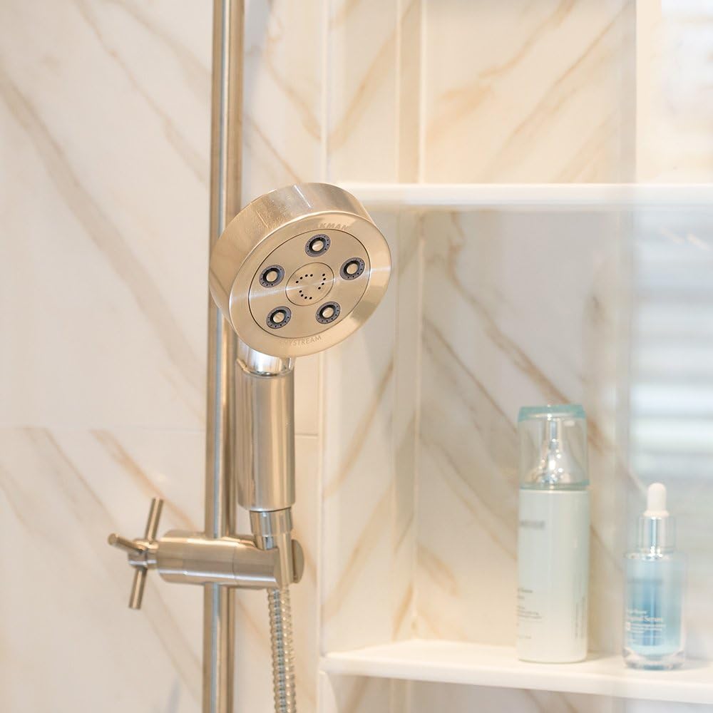 Speakman VS-3010-BN Neo Anystream High Pressure Handheld Shower Head with Hose, Brushed Nickel Pack of 2