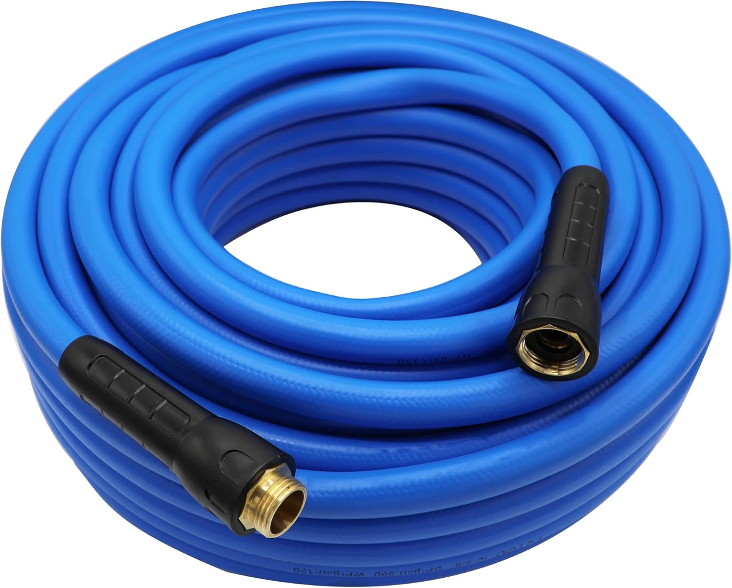 YOTOO Heavy Duty Hybrid Garden Water Hose 5/8-Inch by 100-Feet 150 PSI Kink Resistant, Flexible with Swivel Grip Handle and 3/4