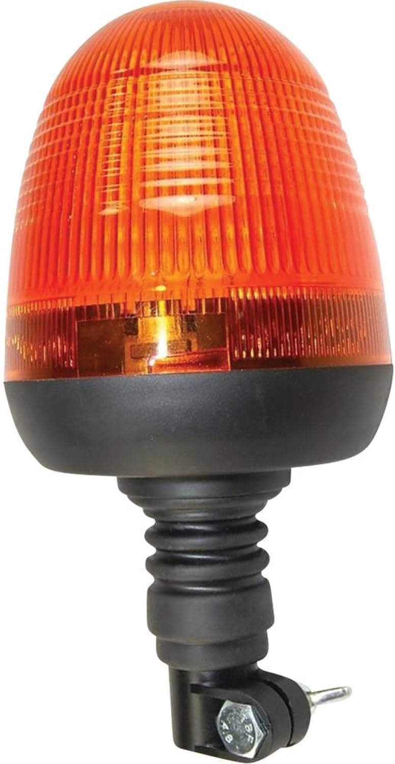 TIGERLIGHTS TL2000 LED Amber Warning Beacon 48 Wattage, 4 Amps, 12V, 10 [inch] Length, 5 [inch] Diameter, Flood/Flashing Off-Road Light Pack of 2