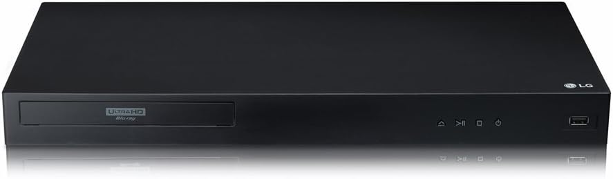 LG UBK80 4k Ultra-HD Blu-Ray Player w/ HDR Compatibility + 1 YR CPS Enhanced Protection Pack