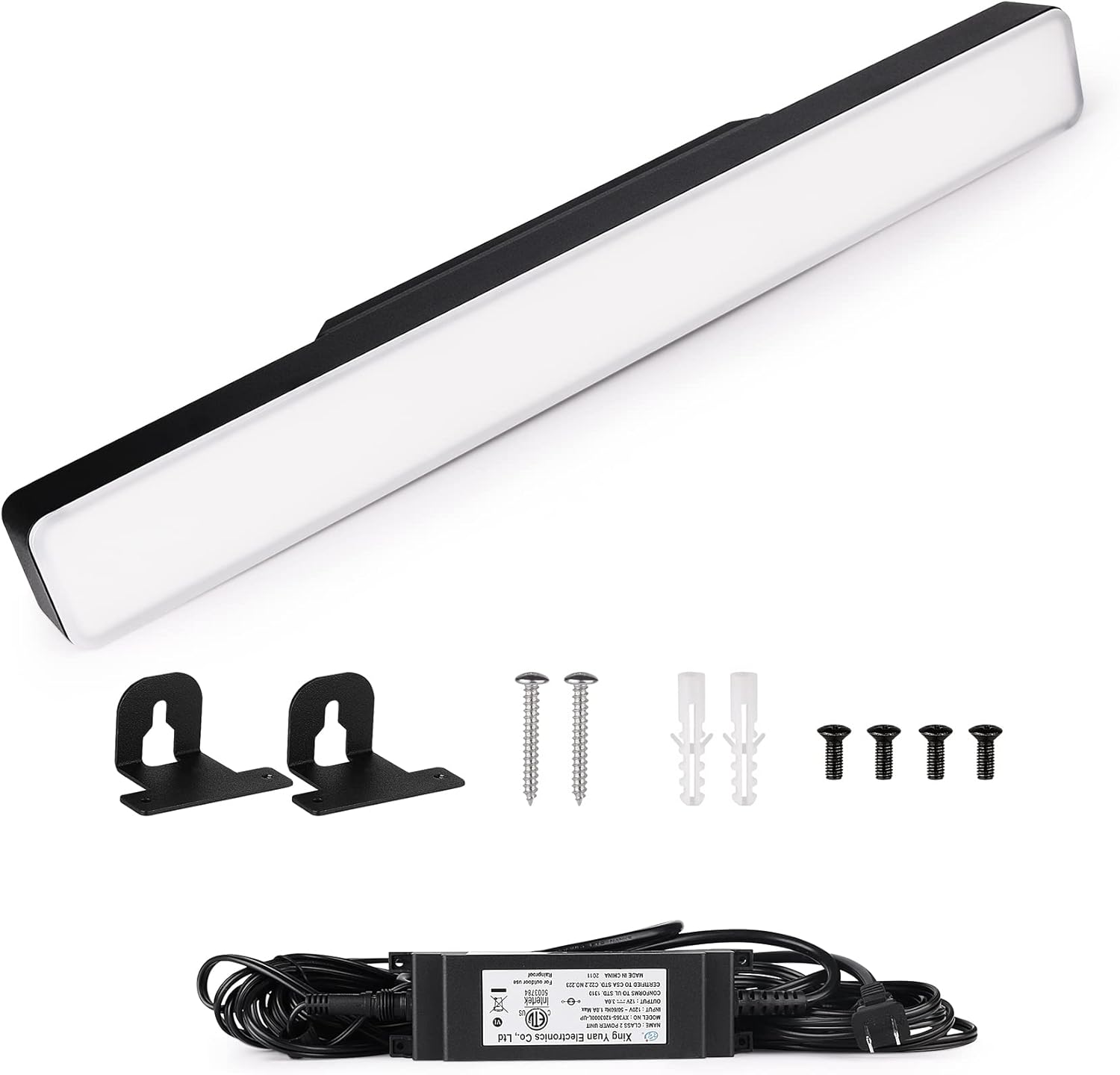 MULANDI RGB Light Bar, Gaming Lights, Ambient Lighting, 10W TUYA App Control 12V W+RGB Color, Smart Light Bars, TV LED Backlight, Mood Lighting for Entertainment, Movies, PC, Room Decoration Pack of 2