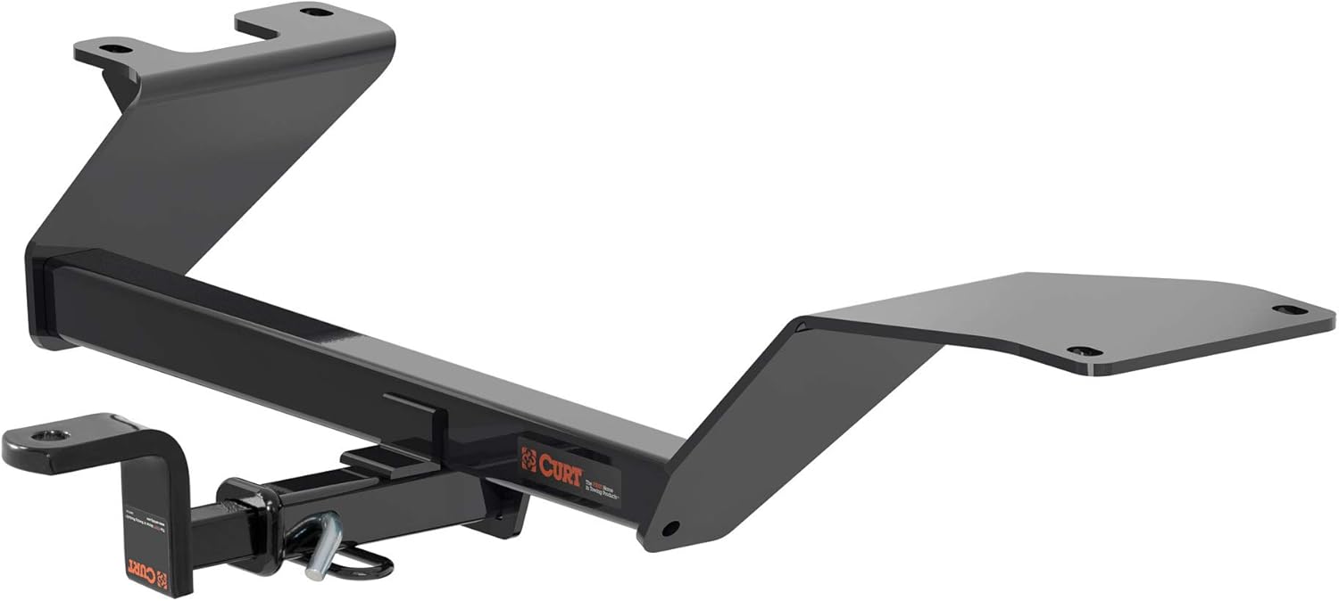 CURT 115633 Class 1 Trailer Hitch with Ball Mount, 1-1/4-In Receiver, Fits Select Nissan Kicks