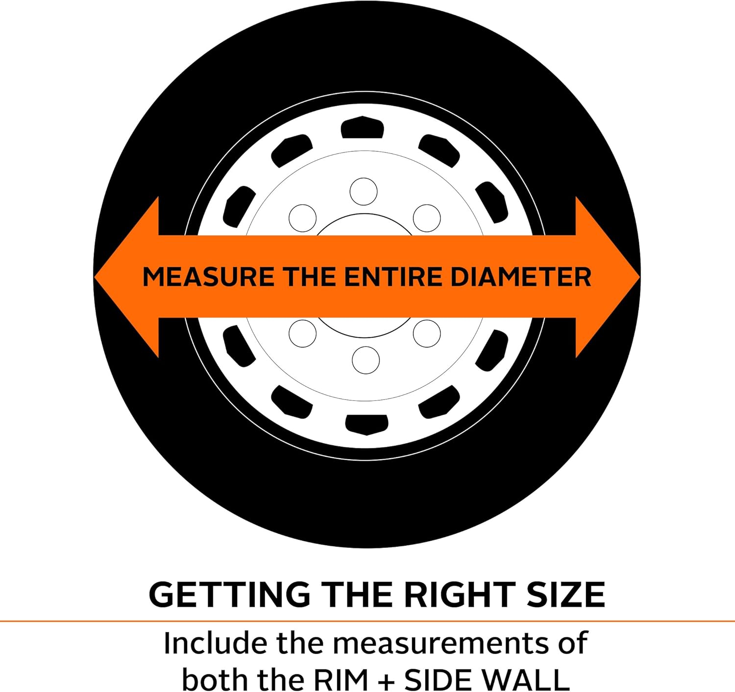 Classic Accessories OverDrive Deluxe RV & Trailer Wheel Cover, 4-Pack, White, (For 18