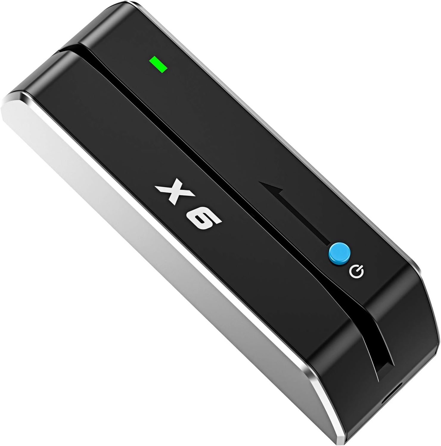X6 BT Bluetooth Magnetic VIP Card Reader Writer USB 3 Tracks Swipe Encoder [Upgraded Version]
