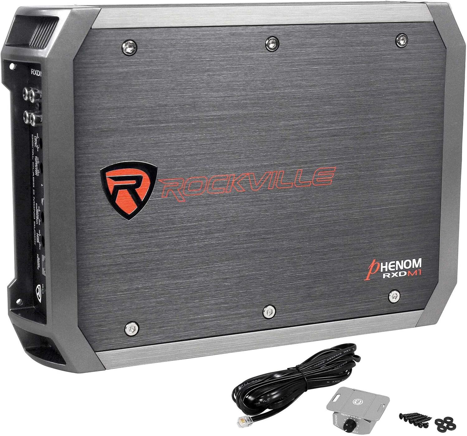 Rockville RXA-T1 1500 Watt Peak/370w CEA Rated RMS 2 Channel Amplifier Car Stereo Amp