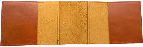 Leather Professional Pilot Logbook Cover (Saddle) Pack of 2