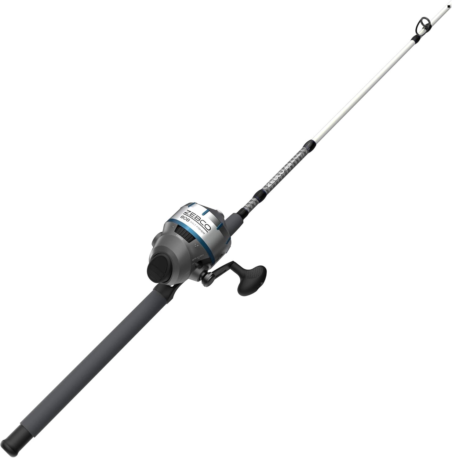 Zebco 808 Saltwater Spincast Reel and Fishing Rod Combo, 7'0