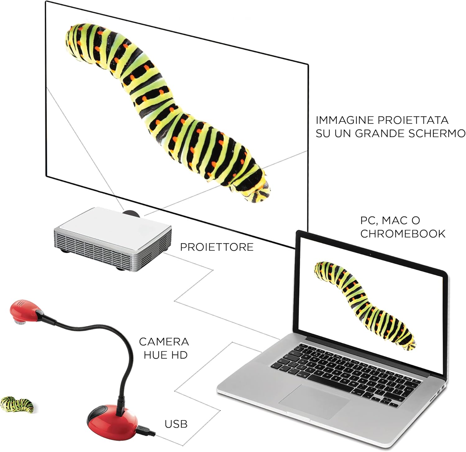 HUE HD Portable USB Camera (Red) Pack of 2