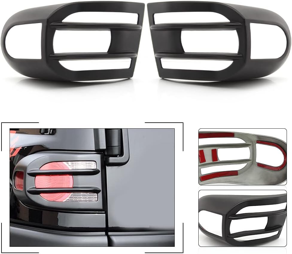 MZORANGE Rear Tail Light Guards Cover Protector For Toyota FJ Cruiser 2007 2008 2009 2010 2012 2013 2014 2015 2016 2017 2018 2019 2020 Pack of 2