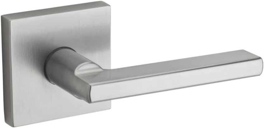 Kwikset 154HFLSQT-26D Halifax Square Passage Door Locks Satin Chrome Finish Pack of 2