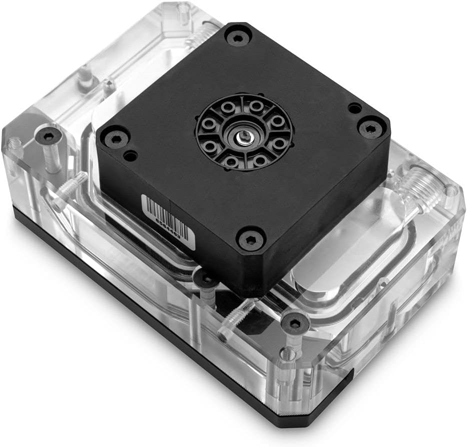 EKWB EK-Quantum Kinetic FLT 80 Pump/Reservoir Combo, DDC PWM, D-RGB, Plexi