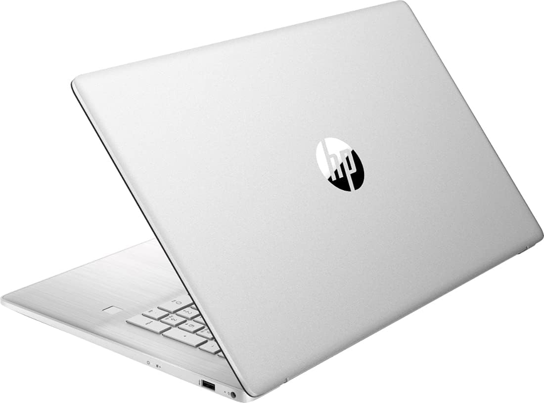 2022 HP Newest Notebook Laptop, 17.3'' Full HD Screen, AMD Ryzen 5 5500U Processor, 32GB RAM, 1TB SSD, HDMI, Bluetooth, Wi-Fi, FP Reader, Windows 11 Home, Natural Silver