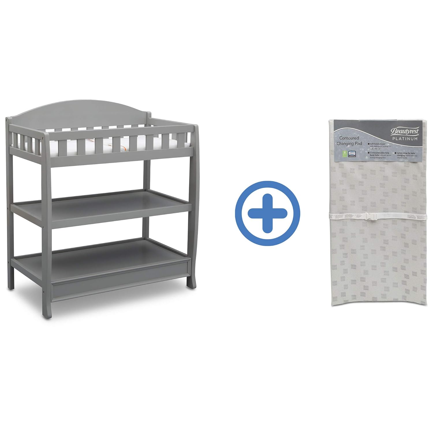 Delta Children Infant Changing Table with Pad, White