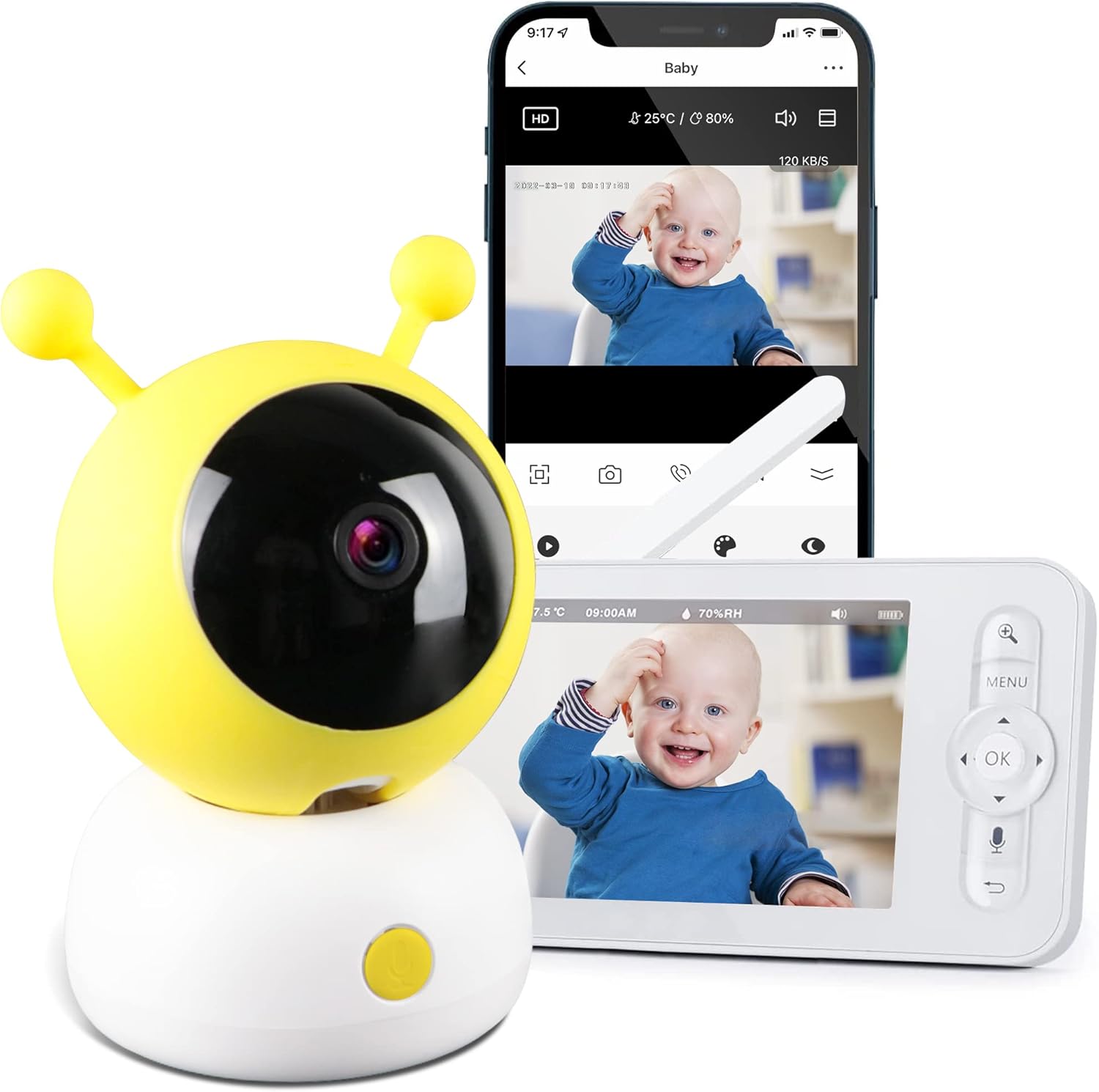 JeaTone WiFi Baby Monitor, 5