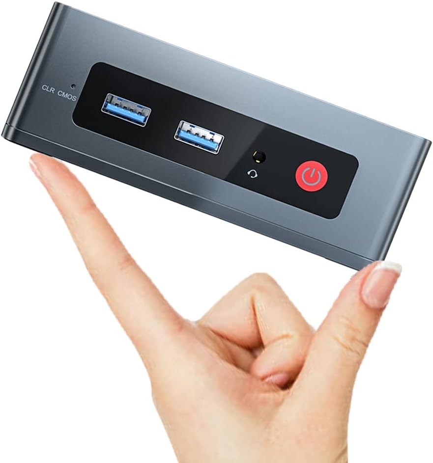 Mini PC Windows 11 Pro AMD Ryzen 7 3750H 16GB RAM 512GB SSD TRIGKEY S3 Gaming&Personal Mini Computer, Support Windows 10 Pro Desktop Computer, 4K@60hz Triple Display Dual HDMI+Type-C,WiFi 5, BT4.0