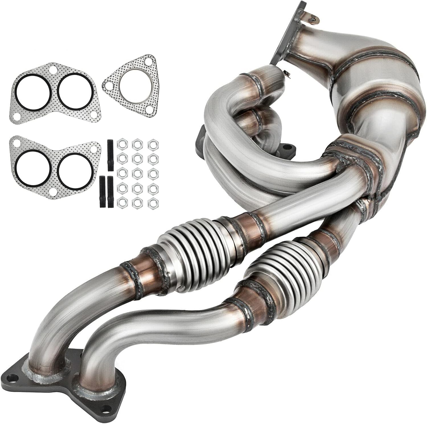 BLTPress Catalytic Converter,Exhaust Manifold Fit for Subaru Forester, Impreza,Legacy,Outback 2006-2012 2.5L W/Gasket Kit(EPA Compliant)