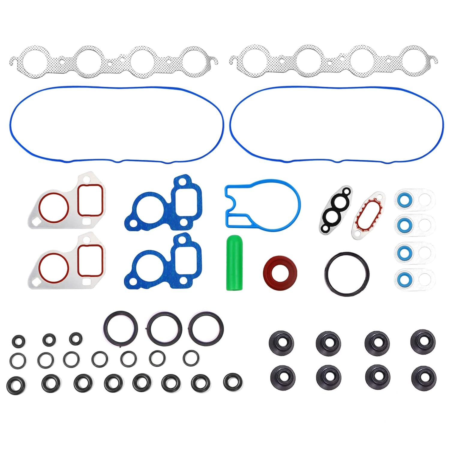 Mersda Cylinder Head Gasket Repair Set Compatible with 2002 2003 2004 2005 2006 2007 2008 2010 2011 Avalanche Express Silverado Suburban GMC Buick Cadillac 5.3L 4.8L