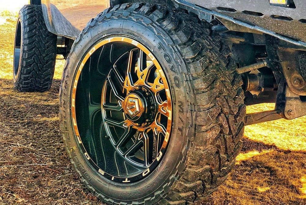 TIS 544BM BLACK Wheel with Gloss CNC Milled Accents (0 x 14. inches /8 x 165 mm, -76 mm Offset)