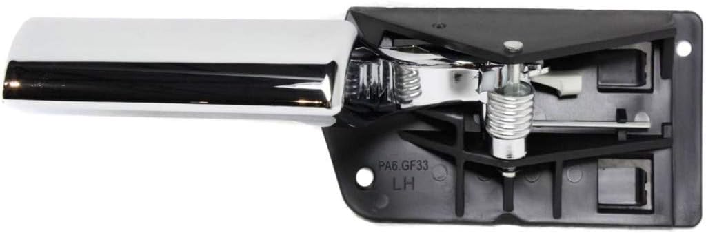 For Hummer H2 Interior Door Handle Front Or Rear, Driver Side Chrome (2003-2007) | Trim: Base Pack of 2