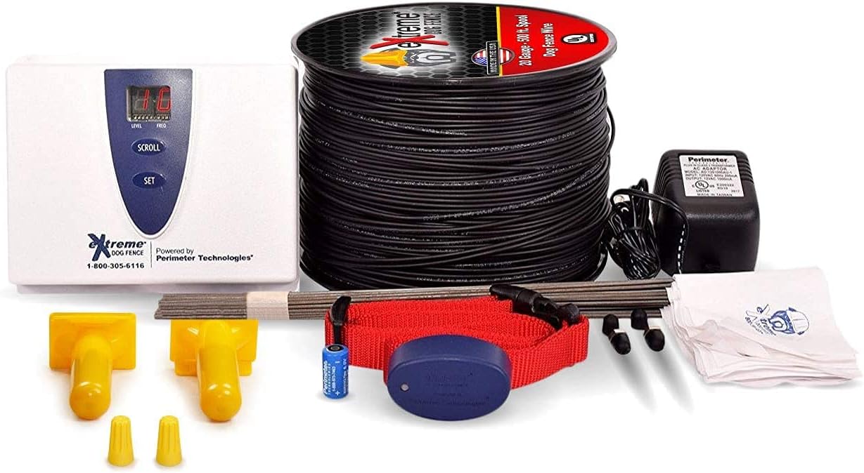 Underground Electric Dog Fence Premium - Standard Dog Fence System for Easy Setup and Superior Longevity and Continued Reliable Pet Safety - 1 Dog | 2000 Feet Standard Dog Fence Wire