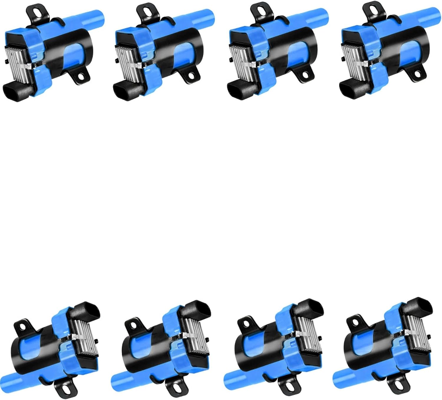 MCK 8pcs Engine Ignition Coil Pack Compatible With Chevrolet GMC Buick Cadillac Hummer Isuzu Express Suburban Silverado Tahoe Avalanche Savana Sierra 02 06 99-07 4.8 5.3 6.0 4.8L 5.3L 6.0L V8 UF262