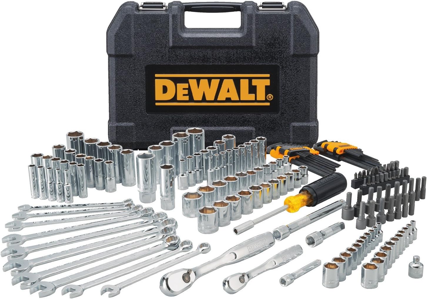 DEWALT Mechanics Tool Set, 1/4