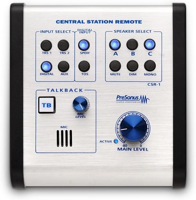 PreSonus Central Station Studio Control Center