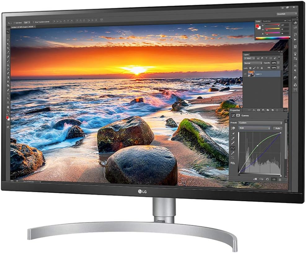 LG 27UL850-W 27 Inch UHD (3840 x 2160) IPS Display with VESA DisplayHDR 400 and USB Type-C Connectivity, White