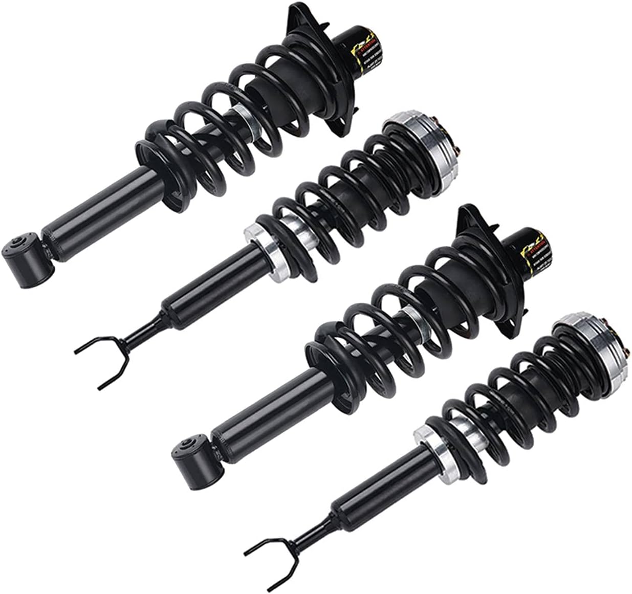 TOPAZ 4PCS Rear Left Right Air Suspension Shock Absorbers Shock Struts Compatible with Audi A6 Allroad Quattro 1999-2006 Air Shocks 4Z7616051A 4Z7616051D