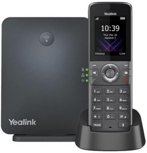 Yealink IP Phone W73P Bundle of W70B Base and W73H handset + 4-Unit W73H Handset